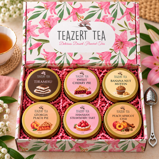 Pre-Order Now! 7 Piece Gift Sampler Set( 6 blends plus Steeper) Ships Nov 9th 2026.