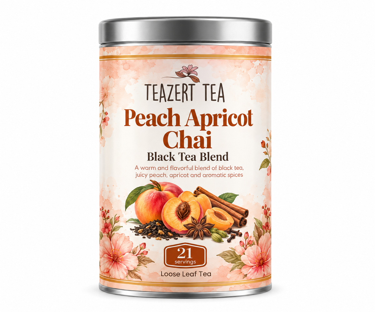 Peach Apricot Chai ( free steeper included)